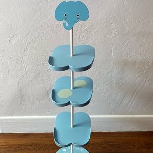Yamazaki Home Elephant Children’s Shoe Rack (Blue)